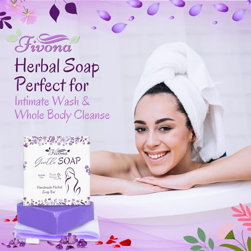 FIVONA Yoni Care Kit 4 in 1 - pH Balanced Natural Yoni Oil, Herbal Bar Soap for Feminine V Wash, Detox FIVONA uk supplements