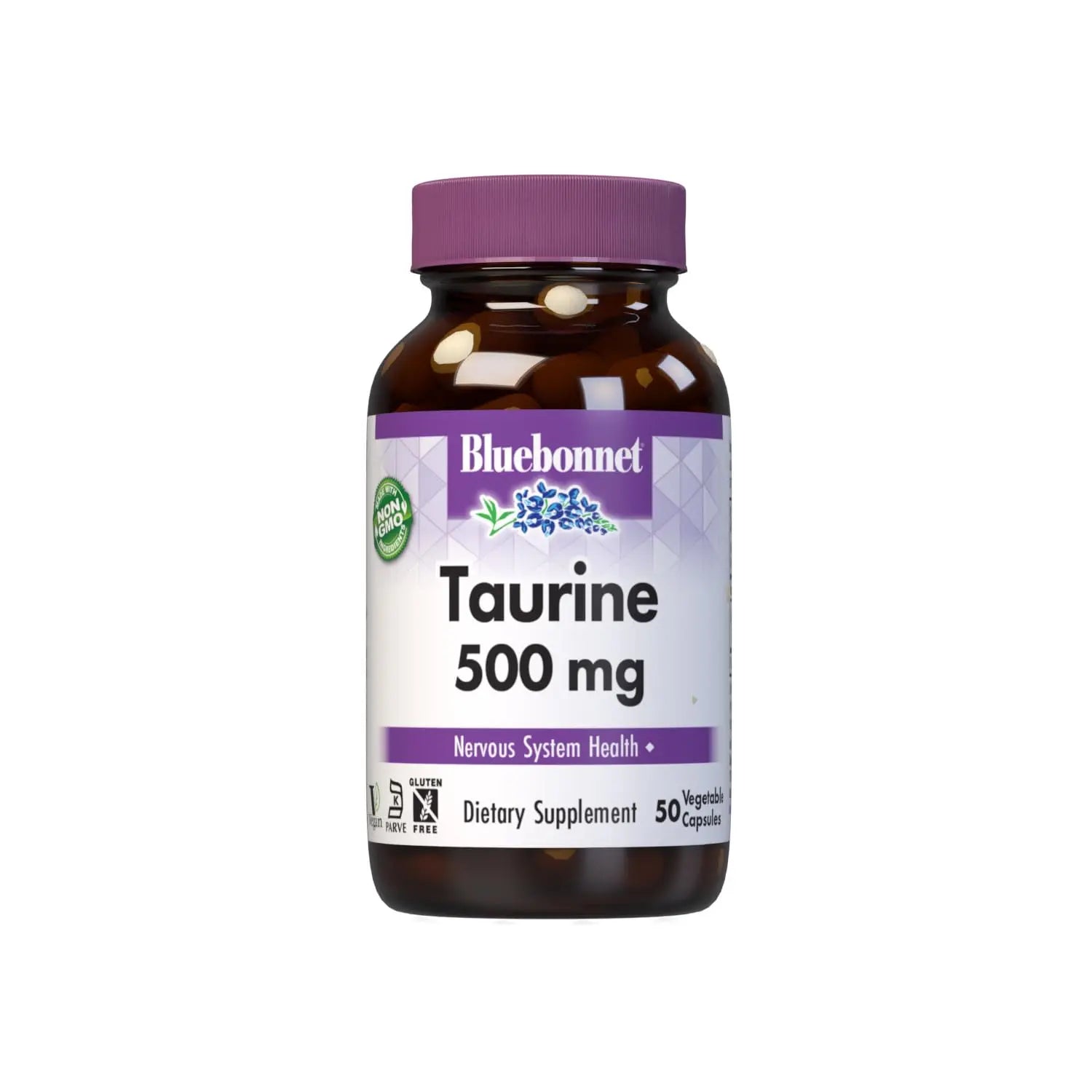 Bluebonnet Taurine 500 mg Vitamin Capsules, 50 Count BlueBonnet uk supplements