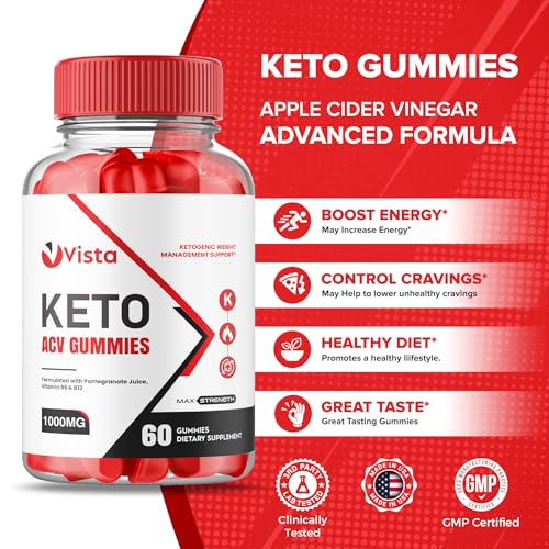 (2 Pack) Vista Keto Acv Gummies - Official Formula, Vegan - Vista Keto + Acv Gummies Healthly uk supplements