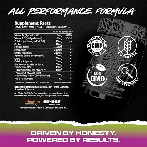 KILO LABS Pre Workout Powder | Stim Thug Preworkout for Men and Women | Hydrating KILO LABS uk supplements