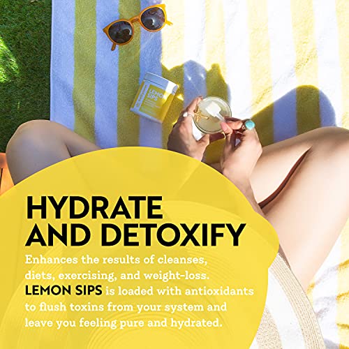 Dr. Kellyann Lemon Sips - Diet Citrus Drink Mix - Rehydrate, Detox, Revitalize - Sugar Free Dr. Kellyann uk supplements