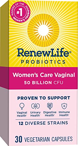 Renew Life Women's Probiotic Capsules, 50 Billion CFU Guaranteed, Supports pH Balance Renew Life uk supplements