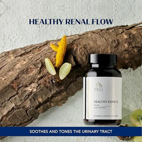 Kerala Ayurveda Healthy Kidney Herbal Tablets | Support Normal Kidney Function and Health | Kidney and Bladder Support | Urinary System Support - 90 Count Kerala Ayurveda uk supplements
