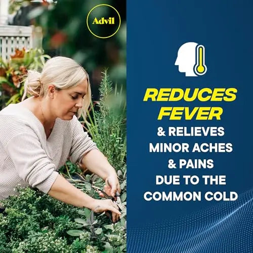 Advil Liqui-Gels minis Pain Reliever and Fever Reducer, Pain Medicine for Adults with Ibuprofen 200mg for Pain Relief - 50x2 Liquid Filled Capsules Advil uk supplements