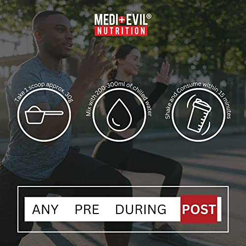 Medi-Evil Nutrition Whey Dynamic Protein, Cookies and Cream Flavour, 2kg, 66 Servings Medi-Evil Nutrition uk supplements
