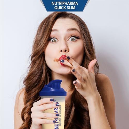 Quick Slim Meal Replacement Shake for Weight Loss, 30 Servings, 20g Protein, 27 Vitamins NUTRIPHARMA Quick Slim uk supplements