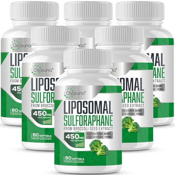 Osasuna Liposomal Sulforaphane 450MG, Maximum Absorption, 360 Softge Osasuna uk supplements