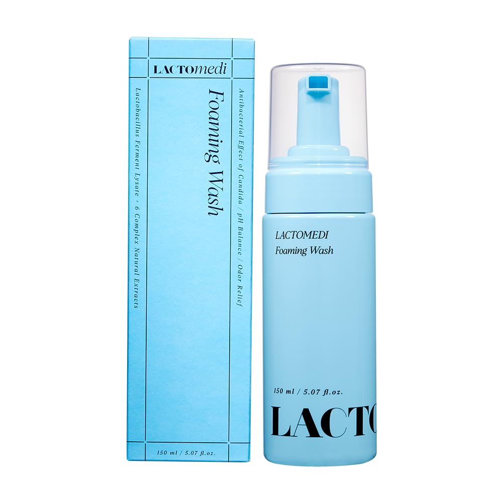 LACTOMEDI Feminine Foaming Wash | Gentle Foam Cleanser for Intimate Hygiene | pH-Balanced Formula LACTOMEDI uk supplements