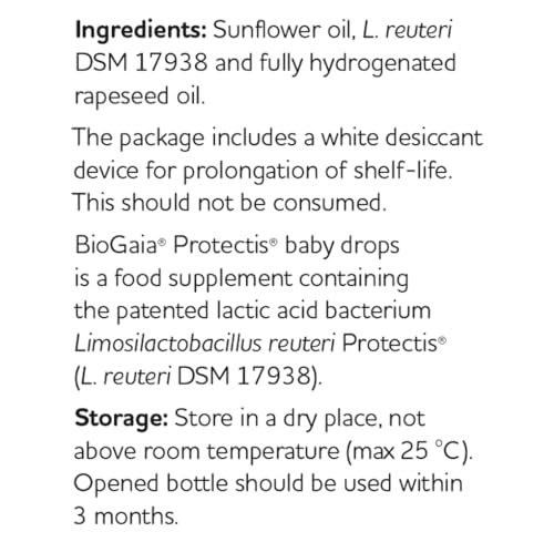 BioGaia Protectis Probiotic Drops 5ml Suitable For NewBorn Babies To Balance Baby's Gut BioGaia uk supplements