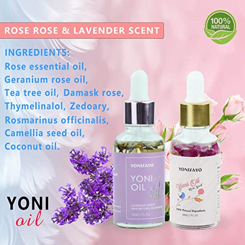 2 Packs Yoni Oil for Women, All Natural Feminine Oil Intimate Deodorant for Women, Remove Odor, Ph Balanced yonisayo uk supplements