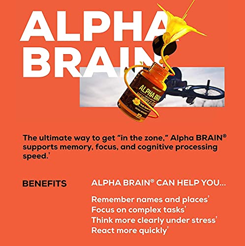 ONNIT Alpha Brain (60ct) - Over 1 Million Bottles Sold - Premium Nootropic Brain Supple ONNIT uk supplements