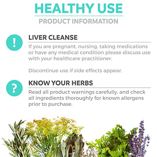 Organic Liver Cleanse Detox & Repair (Vegan, Non-GMO) Milk Thistle Extract (80% Silymarin) PURE CO uk supplements
