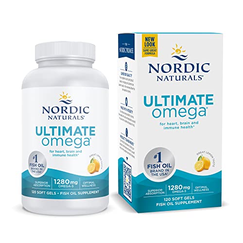 Nordic Naturals Ultimate Omega, Lemon Flavor - 120 Soft Gels - 1280 mg Omega-3 Nordic Naturals uk supplements