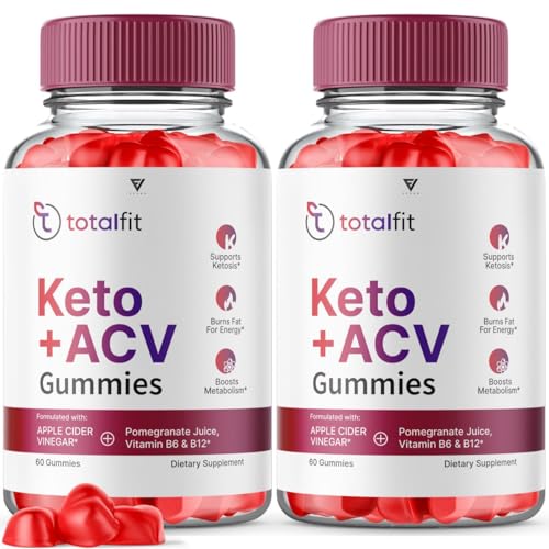 (2 Pack) Total Fit Keto ACV Gummies Advanced Weight Loss, Total Keto ACV Apple Cider Fyvus uk supplements