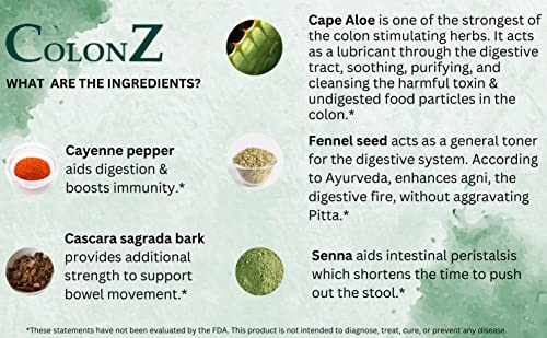Dr. Dhoble’s Remedies ColonZ Colon Cleanser & Detox – Helps Occasional Constipation DR. DHOBLE’S REMEDIES uk supplements