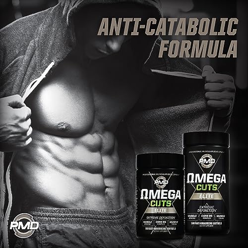 PMD Sports Omega Cuts Elite Fat Loss-Muscle Defining Formula - Omega Fatty Acids PMD uk supplements