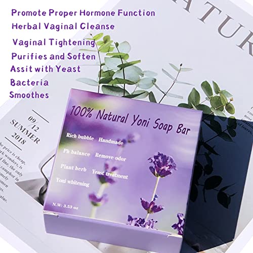 2 Packs Organic Yoni Soap Bars For Women Vaginal Wash, Handmade Yoni Bar Soap For Women Yoni Wash Vickoneer uk supplements