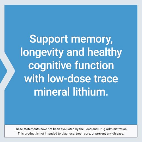 Life Extension Lithium 1000 mcg - for Brain Health, Anti-Aging & Longevity Life Extension uk supplements