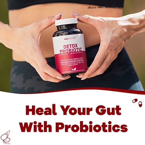 GOBIOTIX Detox Probiotic Supplement with Digestive Enzymes, Milk Thistle, Turmeric GOBIOTIX uk supplements