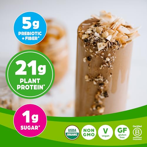 Orgain Organic Vegan Protein Powder, Chocolate Peanut Butter - 21g of Plant Based Protein Orgain uk supplements