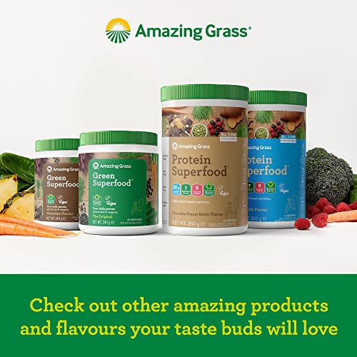 Amazing Grass Protein Superfood, Organic Vegan Protein Powder with Fruit and Vegetables Amazing Grass uk supplements