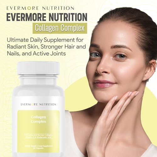 EVERMORE NUTRITION Grass Fed Collagen Complex with Hyaluronic Acid, Vitamin C and Active Peptides EVERMORE NUTRITION uk supplements