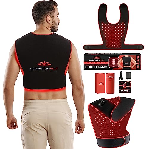 LuminousRLT Red Light Therapy Pad, Adjustable Infrared Light Therapy Back Wrap LUMINOUSRLT uk supplements