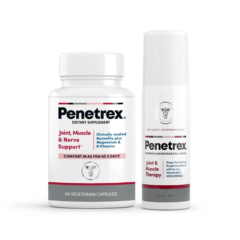 Penetrex Joint, Muscle and Nerve Support Supplement with 3 oz Joint & Muscle Therapy Roll-On Gel Penetrex uk supplements