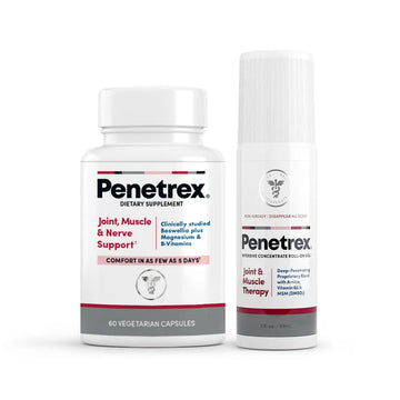 Penetrex Joint, Muscle and Nerve Support Supplement with 3 oz Joint & Muscle Therapy Roll-On Gel Penetrex uk supplements
