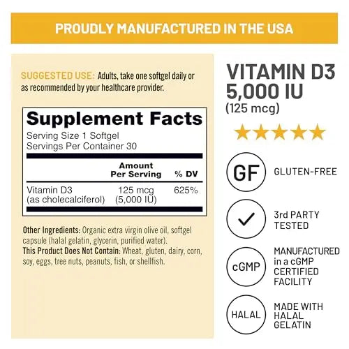 NatureWise [1 Multivitamin for Women Stress Support & Natural Minerals - 60 Capsules[30-Day Supply] + [1] Vitamin D3 5000iu + Organic Olive Oil - 30 Mini Softgels[30-Day Supply] NatureWise uk supplements