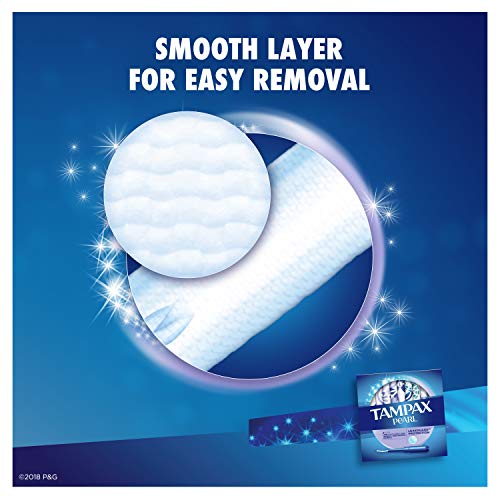 Tampax Pearl Plastic Tampons, Light Absorbency, Unscented, 36 Count (Pack of 2) (72 Total Count) Procter & Gamble uk supplements
