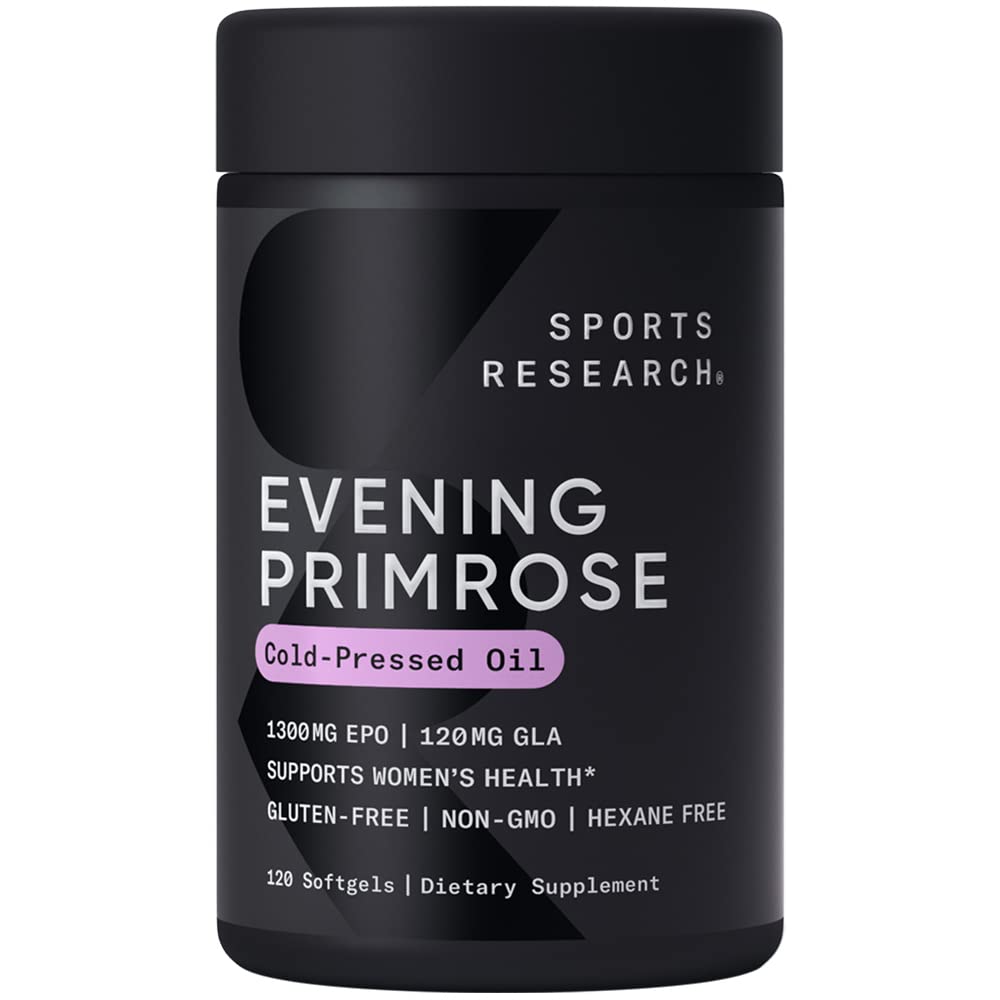 Sports Research Evening Primrose Supplement from Cold Pressed Oil Sports Research uk supplements