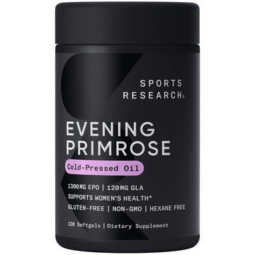 Sports Research Evening Primrose Supplement from Cold Pressed Oil Sports Research uk supplements
