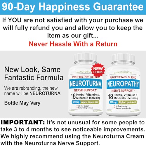Neuropathy Support Supplement with 600 mg Pure Alpha Lipoic Acid Nuturna uk supplements