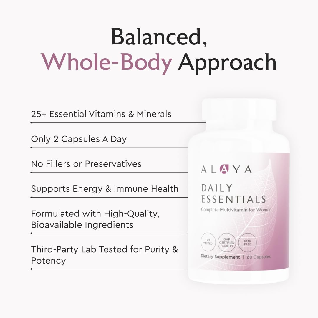 Alaya Naturals Daily Essentials Multivitamin for Women Alaya Naturals uk supplements
