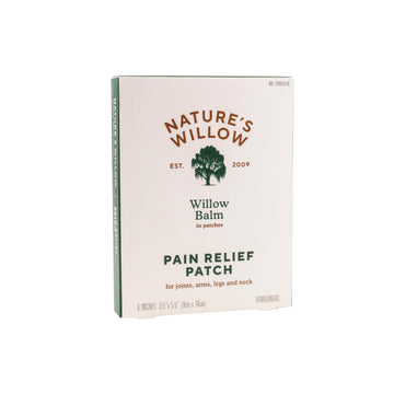 Nature's Willow Relief Patches – Fast-Acting, Plant-Based Topical Solution to Help with Sore Muscles & Joints | 6 Patches per Pack | 1-Pack Nature's Willow uk supplements