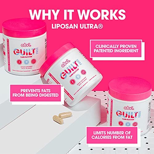 Obvi Guilt Free Carb Blocker, Block Carb Absorption, Support Weight Loss, Healthier Nails Obvi uk supplements