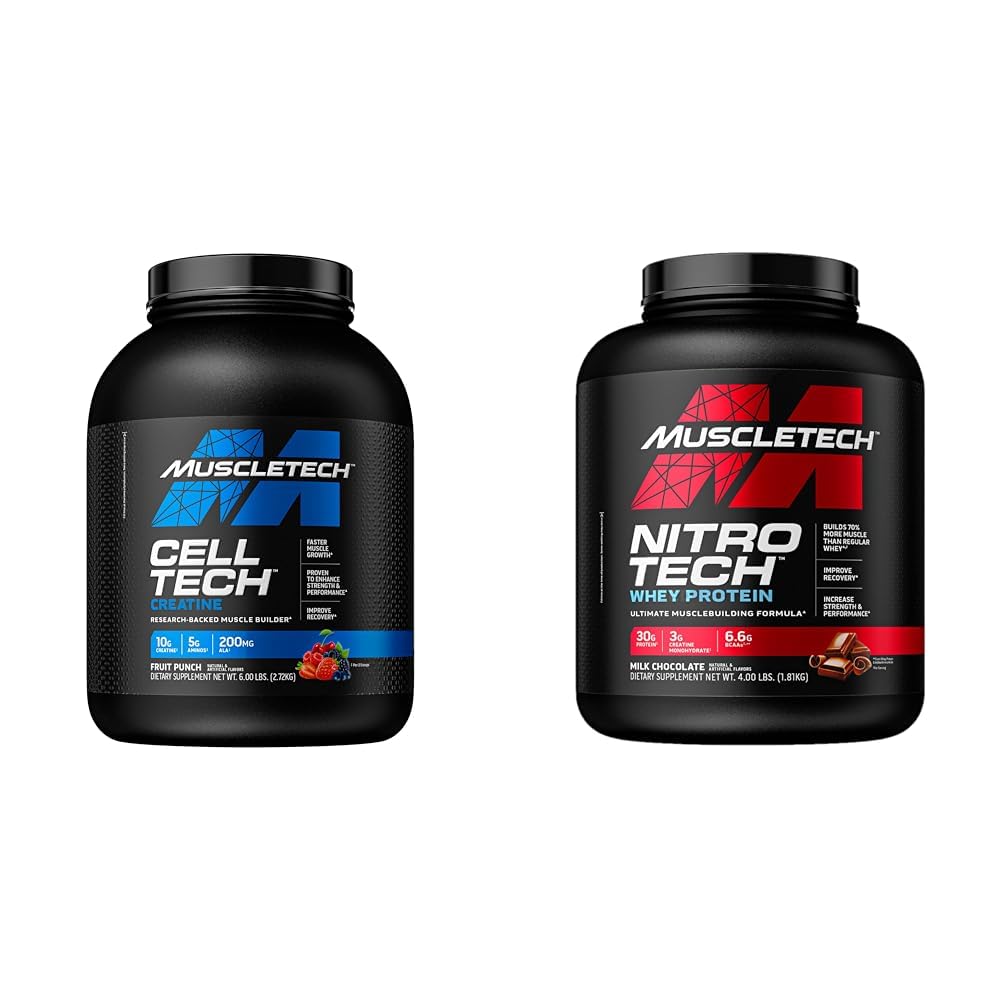 MuscleTech Creatine Monohydrate Powder Cell-Tech Creatine Powder & n Powder Nitro MuscleTech uk supplements