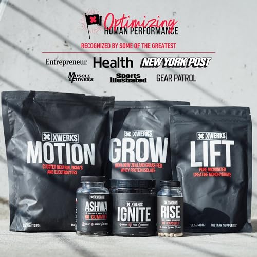 Xwerks Grow 100% New Zealand Grass-Fed Whey Protein - 25g of Pure Isolate Protein Xwerks uk supplements