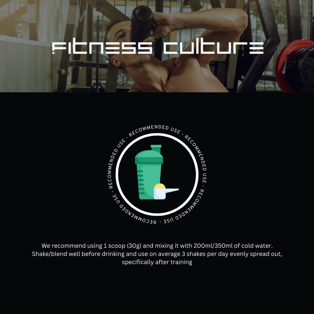 Fitness Culture Protein Plus, Whey Protein Powder with Added Glutamine, Immune and Digestive System Support Generic uk supplements