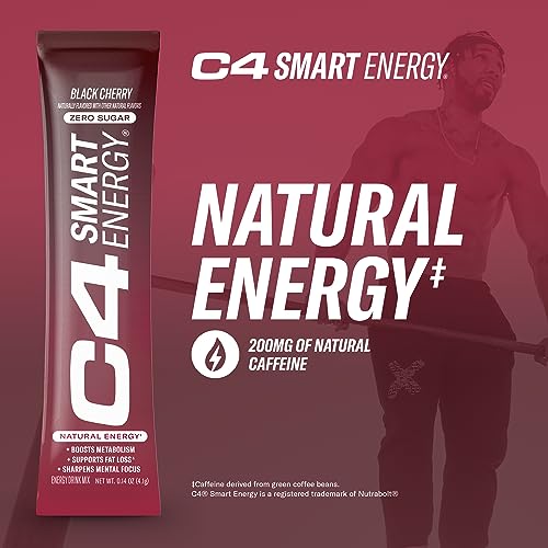 C4 Smart Energy Powder Stick Packs - Sugar Free Performance Fuel & Nootropic Brain Cellucor uk supplements