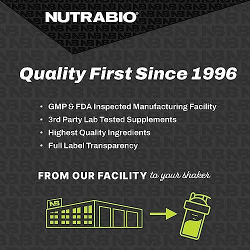 NutraBio Classic Whey Protein Powder- Full-Spectrum Amino Acid Profile - No Fillers NutraBio uk supplements