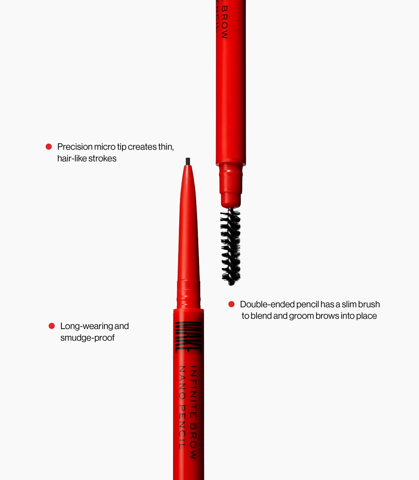 MAKE Beauty Nano Brow, Micro Eyebrow Pencil. Long-Lasting Smudgeproof Eye Brow Makeup for Hairlike Lines. Precision Liner for Natural-Looking Eyebrows - Shade, Warm Taupe MAKE uk supplements