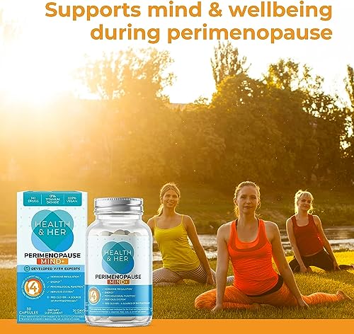 Health & Her Perimenopause Mind, Cognitive Function Support, Pre-Menopause Health and Her uk supplements