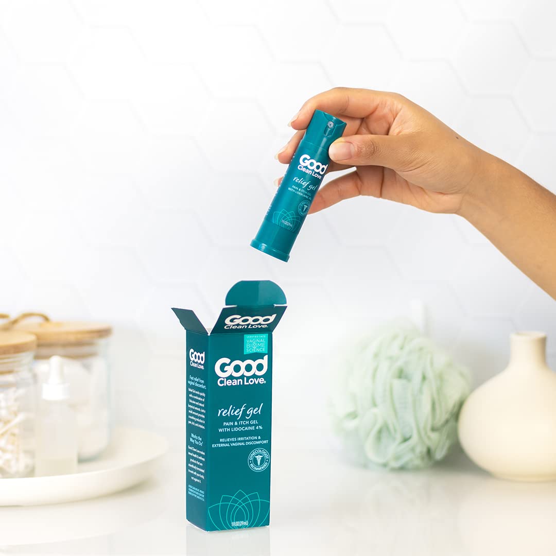 Good Clean Love Relief Gel Pain & Itch with Lidocaine 4%, Fast-Acting Relief from Pain, Itch, and Irritation Good Clean Love uk supplements