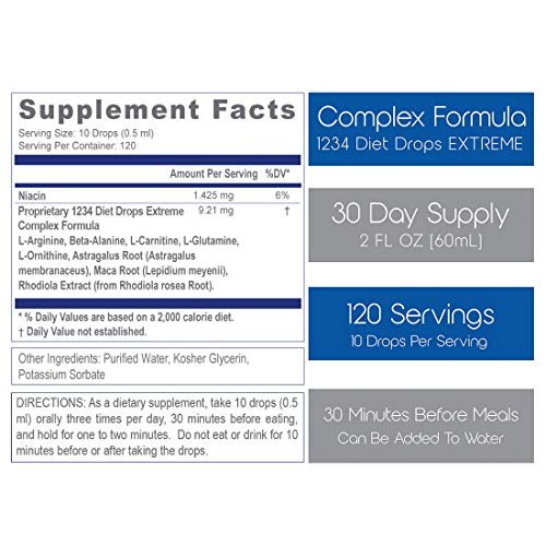 Creative Bioscience 1234 Diet Drops Extreme for Women & Men, Diet Drops for Weight Creative Bioscience uk supplements