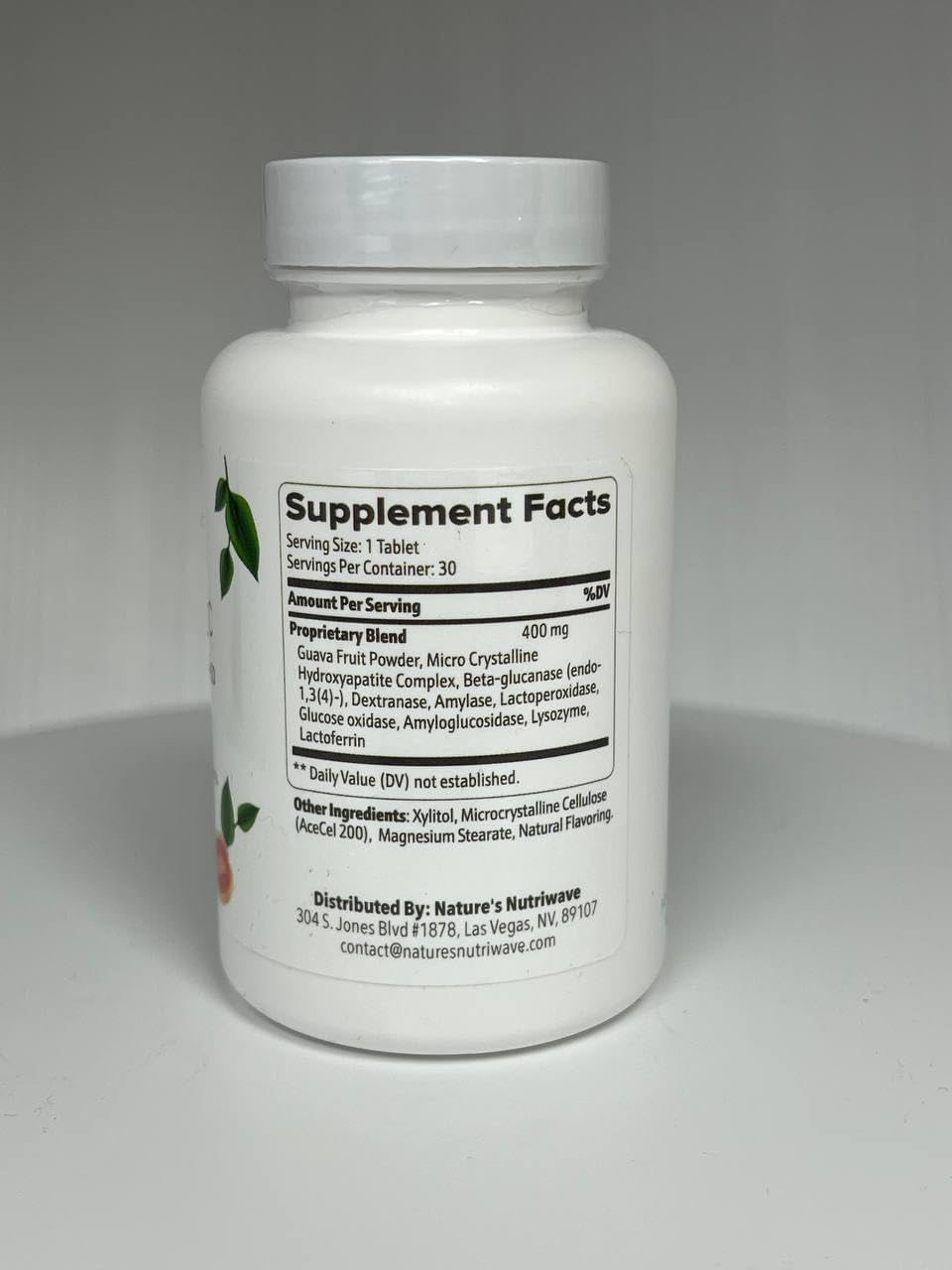 Nature’s NutriWave DentaTonic – Daily Oral Supplement with Guava Fruit, Hydroxyapatite & Enzyme Blend – Made in USA Non-GMO, Stimulant-Free Formula – 30 Tablets, 1 Month Supply Nature’s NutriWave uk supplements