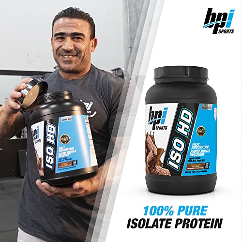 BPI Sports Iso Hd – 100% Whey Protein isolates – Muscle Growth, Recovery, Weight Loss, BPI Sports uk supplements