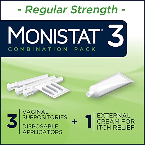 Monistat 3 Day Yeast Infection Treatment for Women, 3 Miconazole Suppository Inserts & External Monistat uk supplements